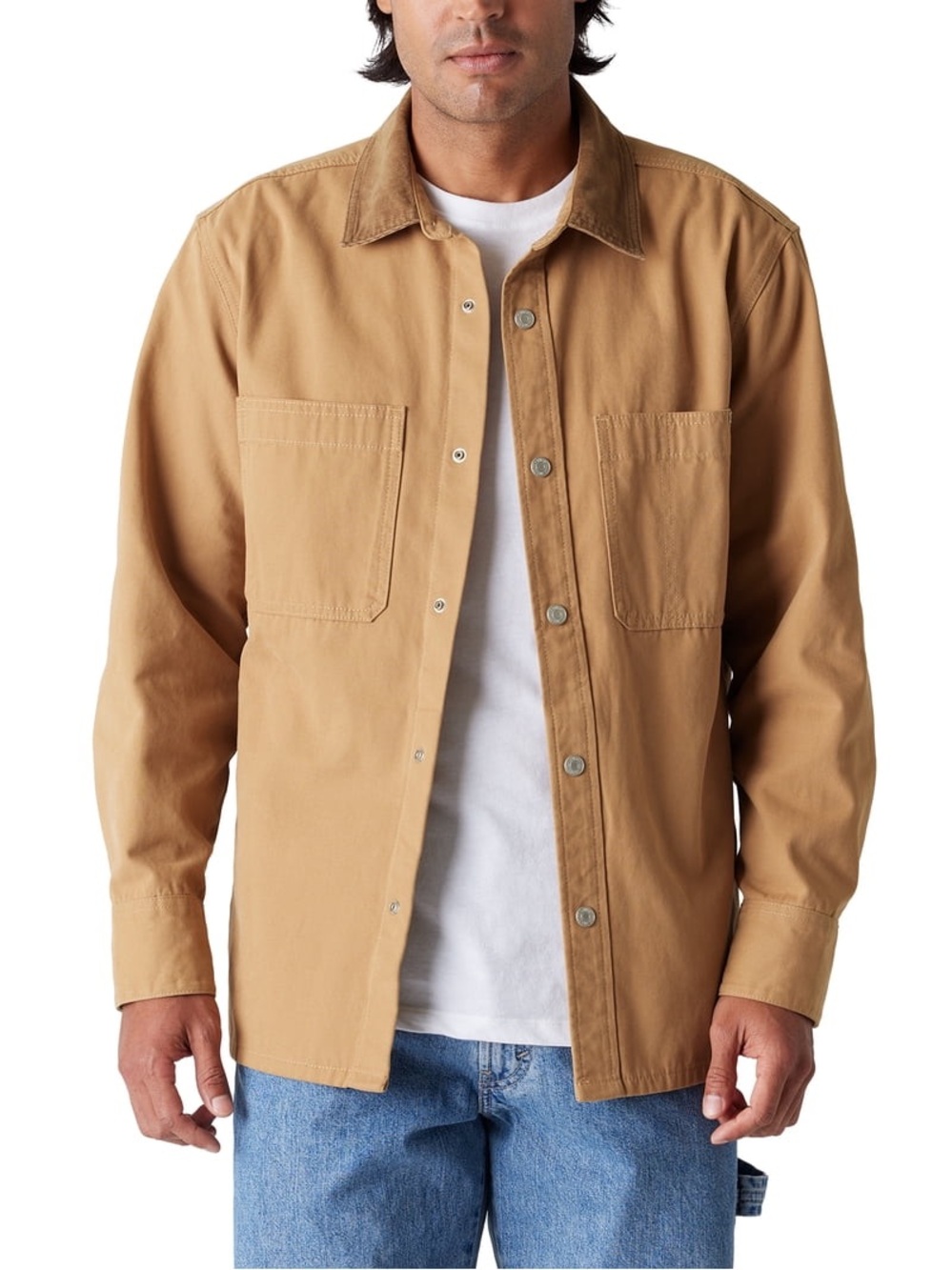 Levi Strauss Signature Men's Utility Corduroy Collar Chore Coat Jacket